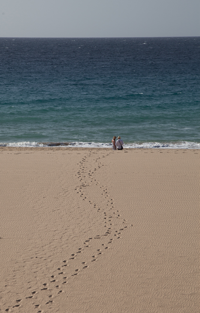 Playa de Jandia in Morro Jable. Fuerteventura, Canary Islands, Spain, December 2024